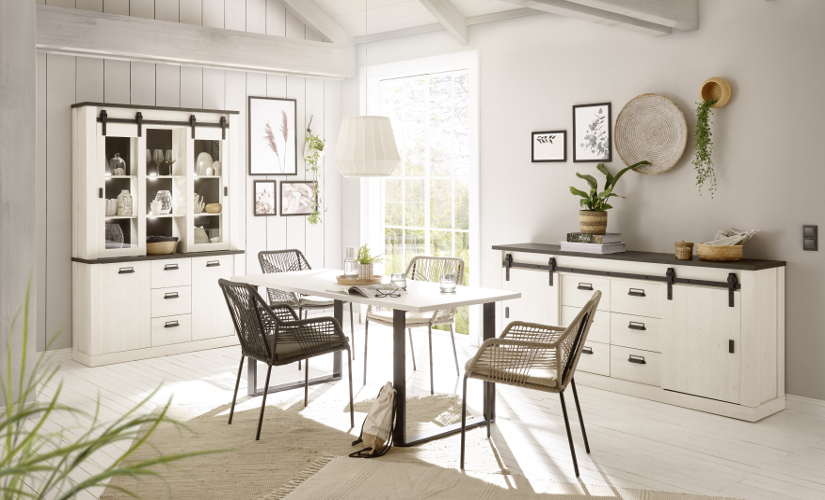 Speisezimmer Stove wei� Pinie