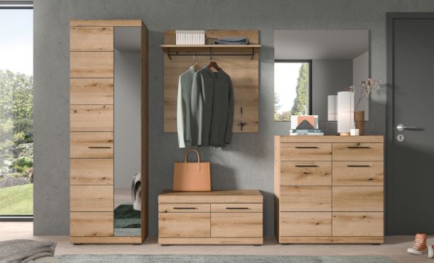 Garderobe Shawn Eiche