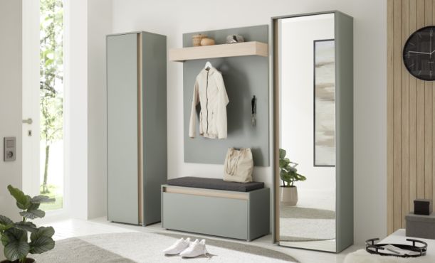 Garderobe Center gr�n