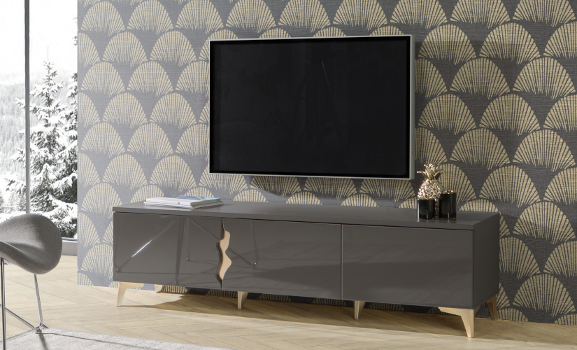 TV Lowboard grau