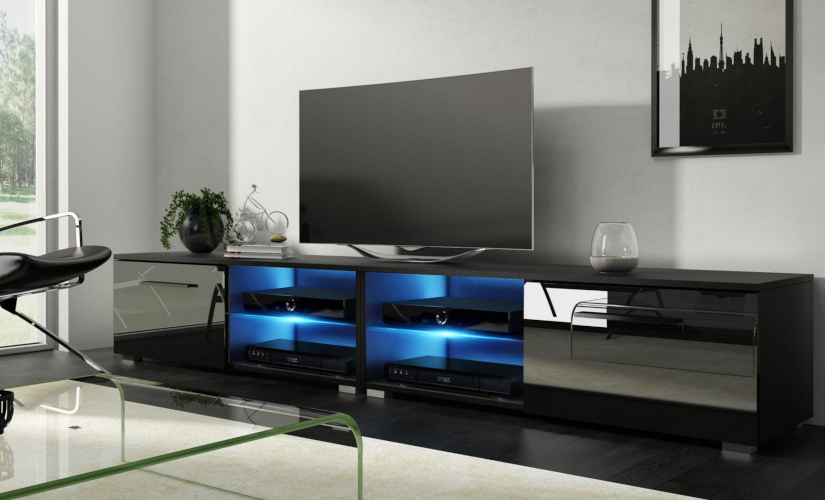 TV Lowboard schwarz