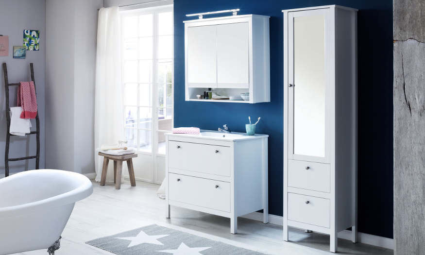 Das Badezimmer im Landhausstil