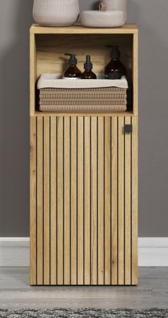 Badezimmer Kommode Feliz in Evoke Eiche Badschrank 40 x 95 cm