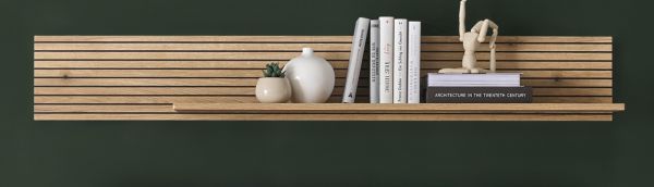 Wandboard Merced in Evoke Eiche Wohn- und Esszimmer Wandregal 150 cm