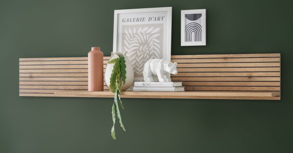 Wandboard Merced in Evoke Eiche Wohn- und Esszimmer Wandregal 150 cm