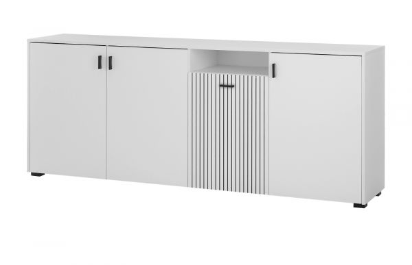 Sideboard Merced in wei� matt Wohn- und Esszimmer Kommode 200 cm