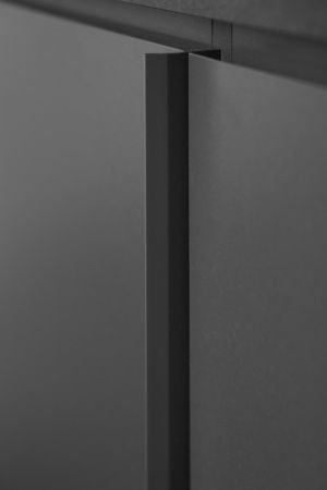 Kommode Visby in grau und Schiefer Wohn- und Esszimmer Sideboard 88 x 92 cm