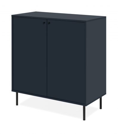 Kommode Barina in blau Wohn- und Esszimmer Sideboard 80 x 90 cm