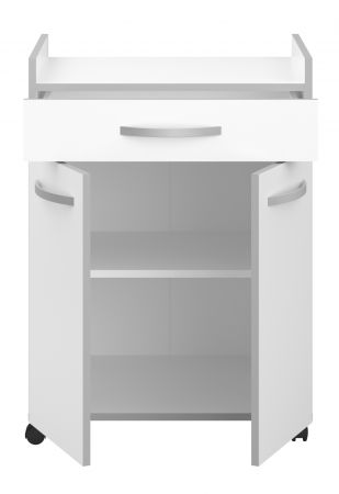 Parisot K�chenschrank Set 2-tlg. Season1 in wei� und grau K�che Buffet und Mehrzweckschrank