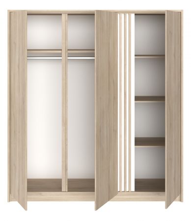Parisot Schlafzimmer komplett Set Escale23 in Eiche japanisch Bett 140 x 200 cm
