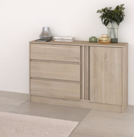 Parisot Schlafzimmer komplett Set Escale26 in Eiche japanisch Bett 160 x 200 cm