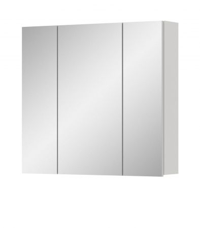 Badezimmer Spiegelschrank Larik in wei� 3-t�rig 82 x 77