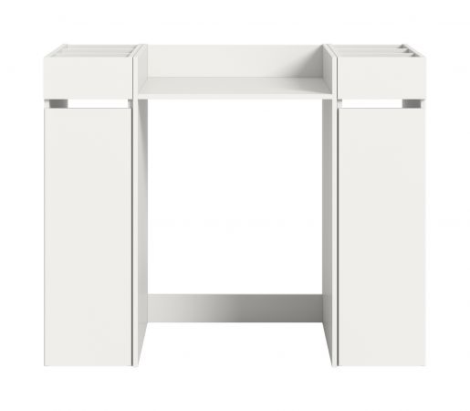 Waschmaschinenumbau Set Flexy in wei� 3-teilig �berbauschrank und 2 x Anstellregal