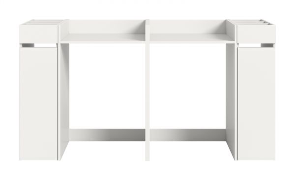 Waschmaschinenumbau Set Flexy in wei� 4-teilig 2 x �berbauschrank und 2 x Anstellregal