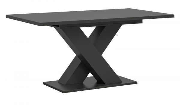 Esstisch Home-X in grau Tisch ausziehbar 150 - 190 cm