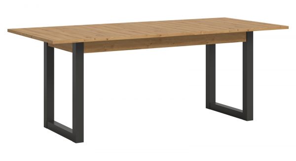 Esstisch Eldon in Artisan Eiche und grau Tisch ausziehbar 150 - 190 cm