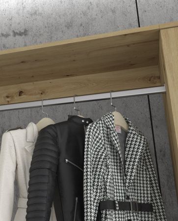 Garderobe Set Line-Up in Artisan Eiche Garderobenschrank 152 x 193 cm