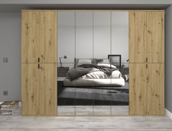 Garderobe Set Line-Up in Artisan Eiche Garderobenschrank 152 x 193 cm