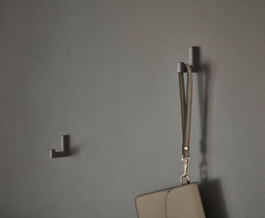 Garderobe Set 3-teilig Center in grau matt und Wotan Eiche Garderobenkombination 100 x 200 cm
