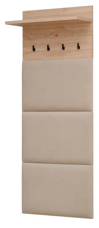 Garderobenpaneel Collin in Jackson Eiche Wandgarderobe 60 x 156 cm