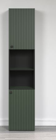 Badezimmer Hochschrank Feliz in gr�n Badschrank 40 x 186 cm