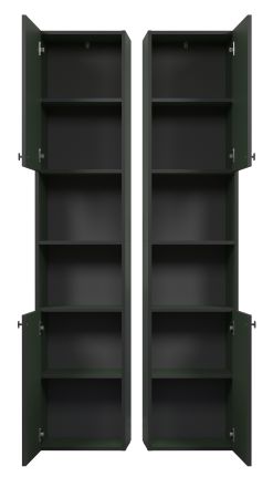 Badezimmer Hochschrank Feliz in gr�n Badschrank 40 x 186 cm