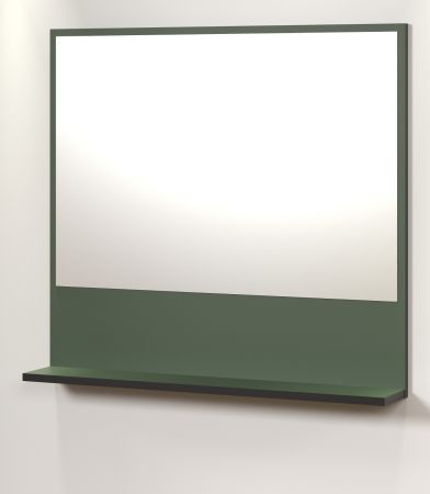 Badezimmer Spiegel Feliz in gr�n Badspiegel mit Ablage 80 cm