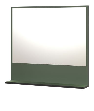 Badezimmer Spiegel Feliz in gr�n Badspiegel mit Ablage 80 cm