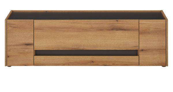 TV-Lowboard Center in Evoke Eiche und grau TV-Unterteil 140 cm