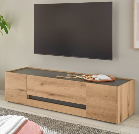 TV-Lowboard Center in Evoke Eiche und grau TV Unterteil 170 cm
