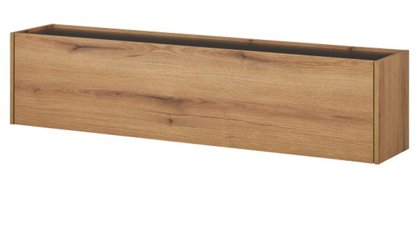 TV-Lowboard Center in Evoke Eiche und grau TV-Unterteil h�ngend 150 cm H�ngeschrank