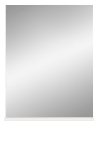 Badezimmer Spiegel Shawn in wei� Badspiegel mit Ablage 60 x 79 cm