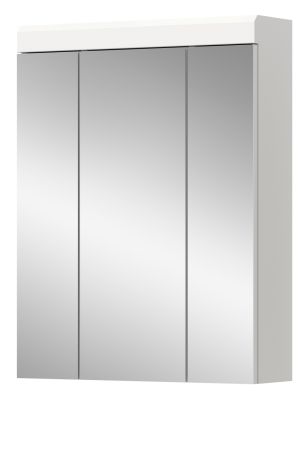 Badezimmer Spiegelschrank Shawn in wei� Hochglanz Badschrank 3-t�rig 60 x 79 cm