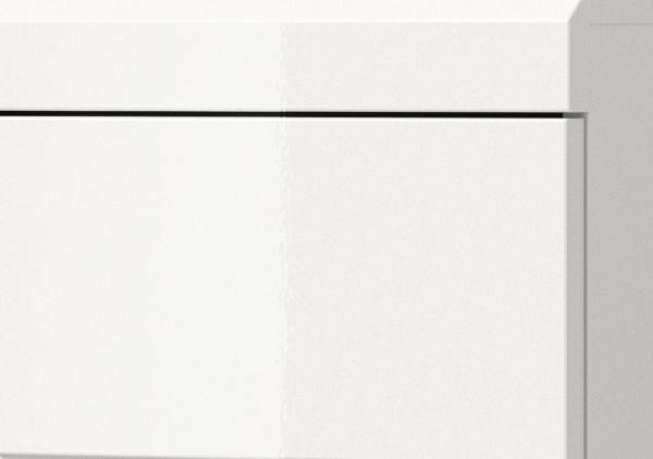 Badm�bel Set 2-teilig Shawn in wei� Hochglanz Badkombination 60 x 191 cm