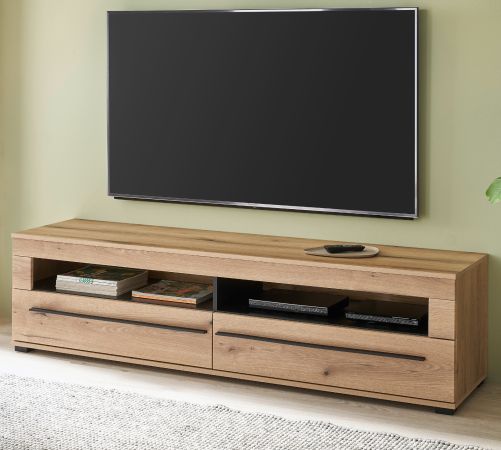 TV-Lowboard Design-D in Evoke Eiche TV Unterteil 180 cm, mit Soft-Close