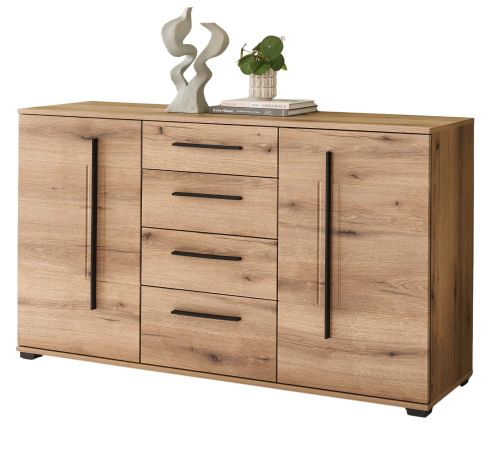 Sideboard Design-D in Evoke Eiche Kommode 150 cm, mit Soft-Close