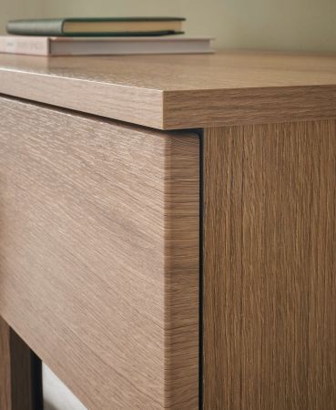 Highboard Design-D in Evoke Eiche Vitrine 160 x 126 cm, mit Soft-Close