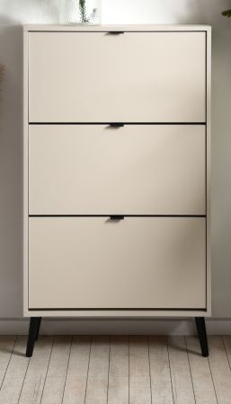 Schuhschrank Aldan in Samt, Schuhkipper 70 x 125 cm
