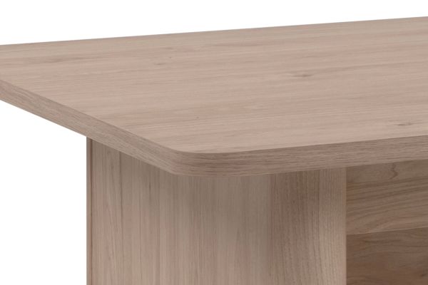 Esstisch Jaron in Hickory Walnuss Tisch ausziehbar 160 / 200 x 90 cm