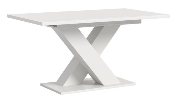 Esstisch Home-X in wei� Tisch ausziehbar 150 - 190 cm