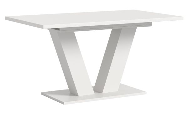 Esstisch Home-X in wei� Tisch ausziehbar 150 - 190 cm