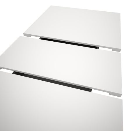 Esstisch Home-X in wei� Tisch ausziehbar 150 - 190 cm