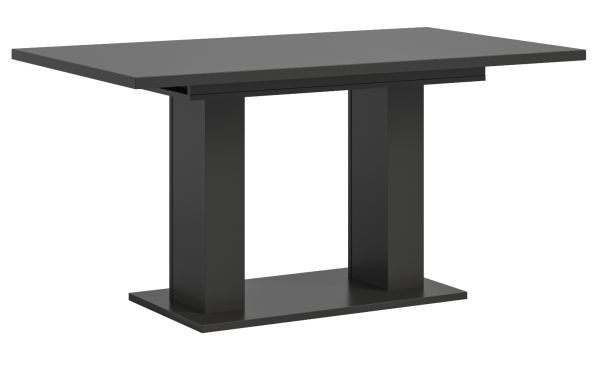 Esstisch Home-X in grau Tisch ausziehbar 150 - 190 cm