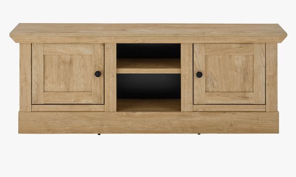 TV-Lowboard Dorset in Eiche Gold Landhaus TV Unterteil 152 cm, Soft-Close