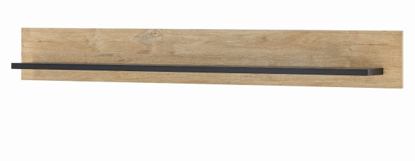 TV-Lowboard und Wandboard Dorset in Eiche Gold Landhaus Set 2-teilig 152 cm, Soft-Close