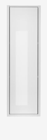 Badezimmer Hochschrank Glide in wei� Hochglanz, H�ngeschrank 30 x 119 cm mit Push-Open