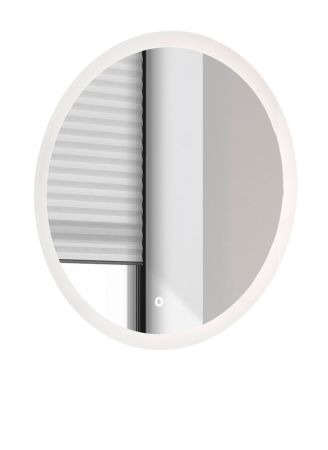 Badm�bel Set 2-teilig Glide in wei� Hochglanz und Eiche mit LED Beleuchtung 60 x 190 cm