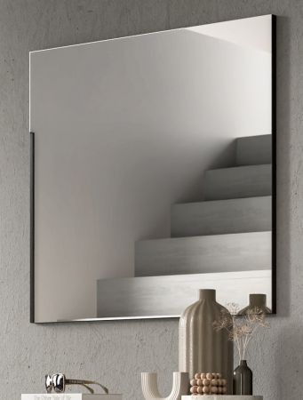 Garderobenspiegel Cooper Basalt Grau, Wandspiegel 80 cm