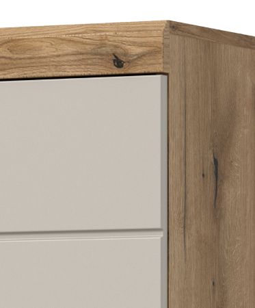 Badm�bel Set 2-teilig Shawn in Sand Kashmir und Evoke Eiche Badkombination 60 x 191 cm