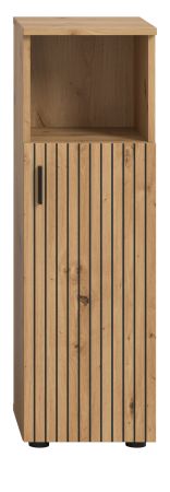 Badezimmer Kommode Livia in Artisan Eiche Badschrank 30 x 95 cm